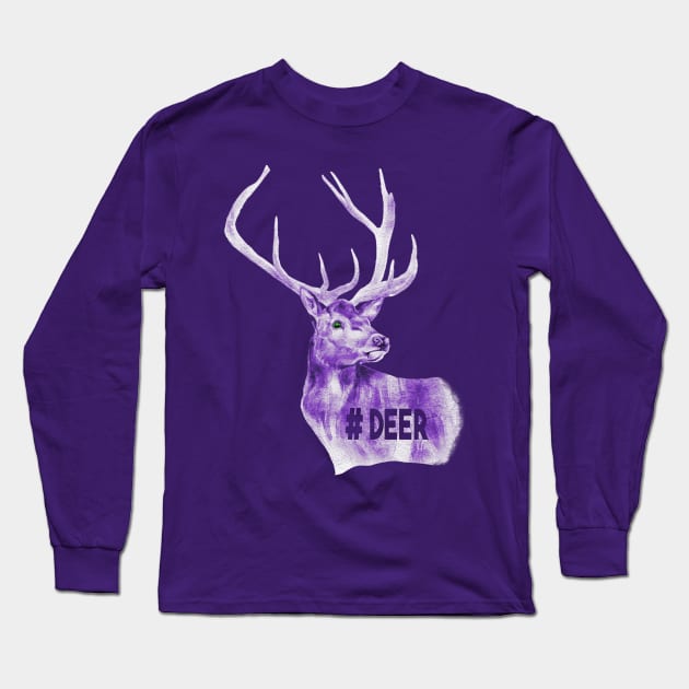 #Deer-T-Shirt Long Sleeve T-Shirt by ์Nick DT